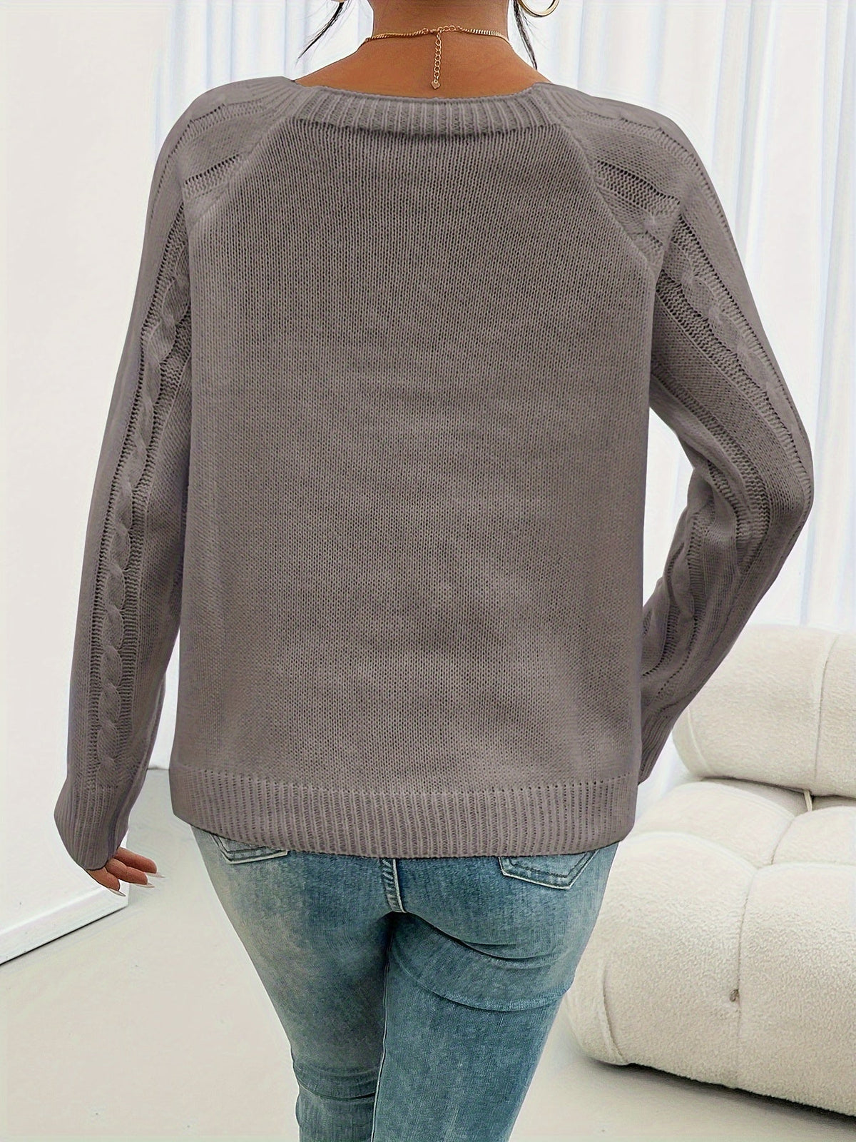 Nolwenn | Cozy Button Detail Sweater