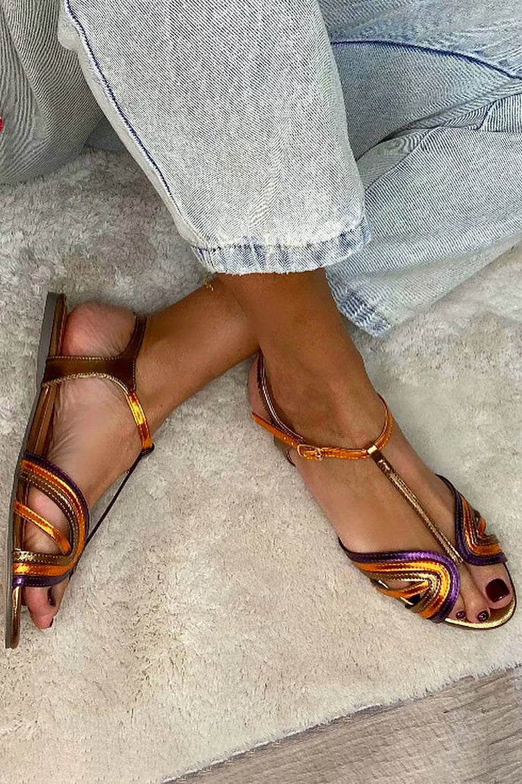 Tavella | Color Block Comfort Sandals