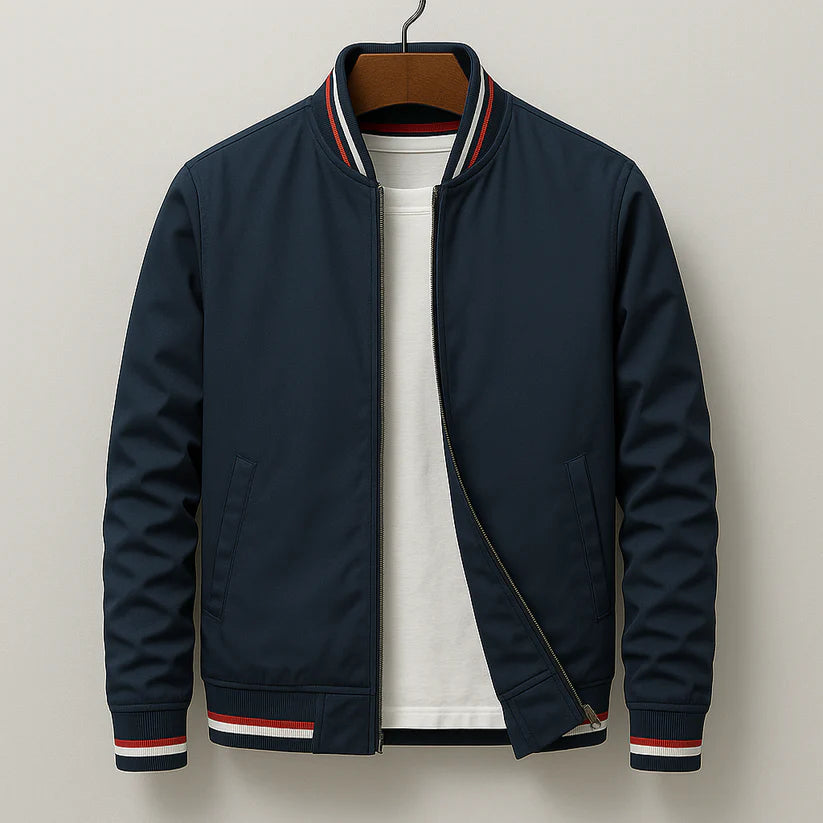 Westley | Ribbed Collar Casual Jacket
