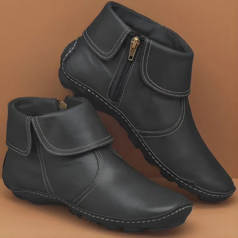 Jessara | Soft Leather Everyday Ankle Boots