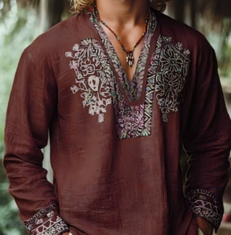 Iverson | Vintage Embroidered Resort Shirt