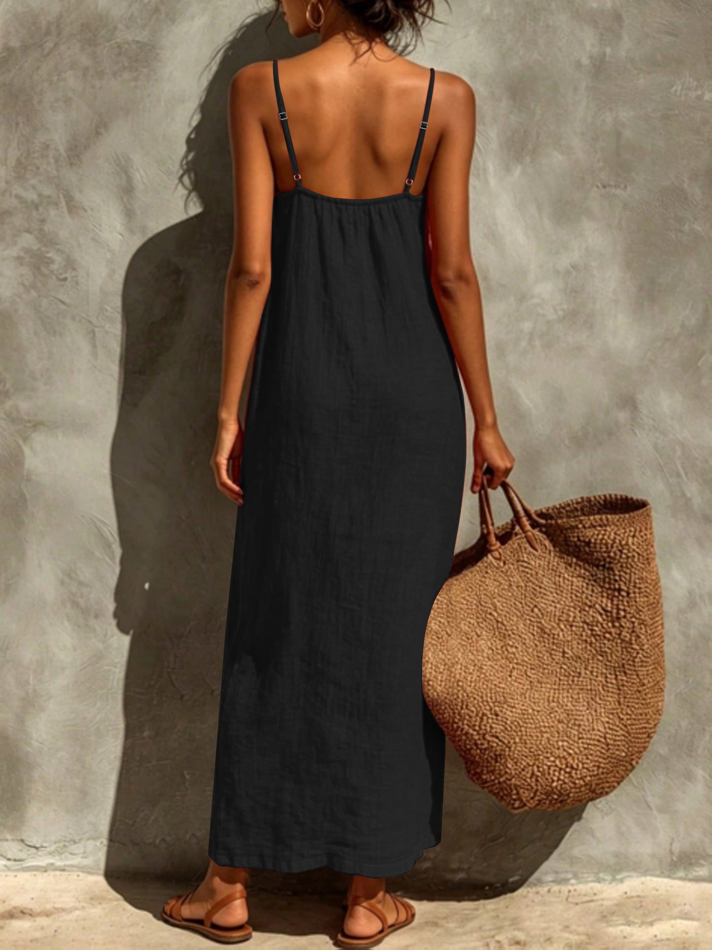 Sylvette | Lightweight Slip Style Maxi Dress
