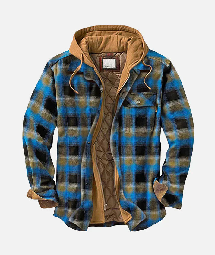 Garran | Warm Plaid Utility Jacket