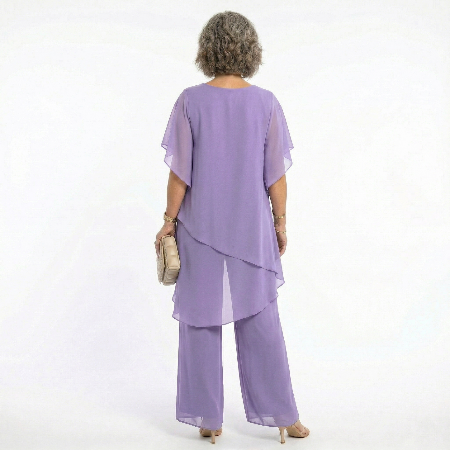 Gloria | Layered Chiffon Two Piece Set