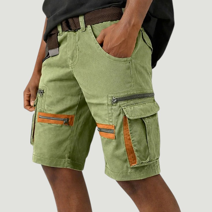 Logan | Multi Pocket Cargo Utility Shorts