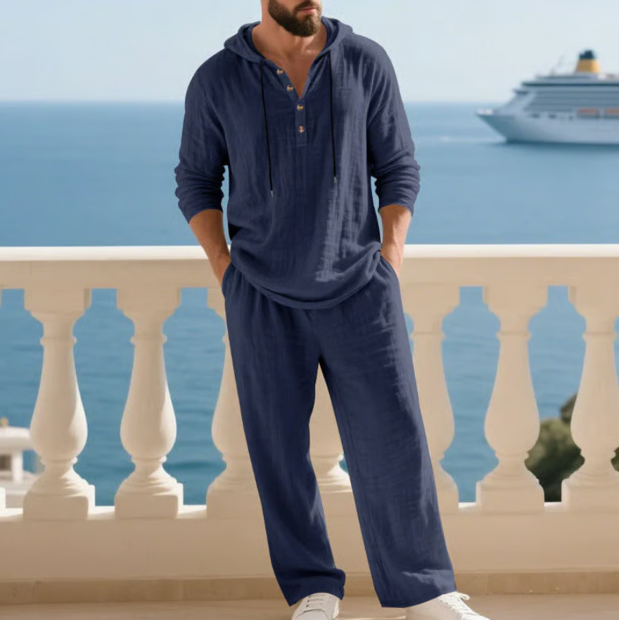 Branton | Coastal Drawstring Two Piece Set