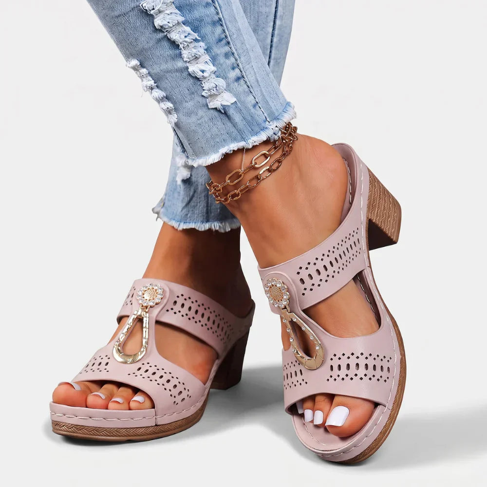 Esmaria | Cushioned Open Toe Walking Sandals