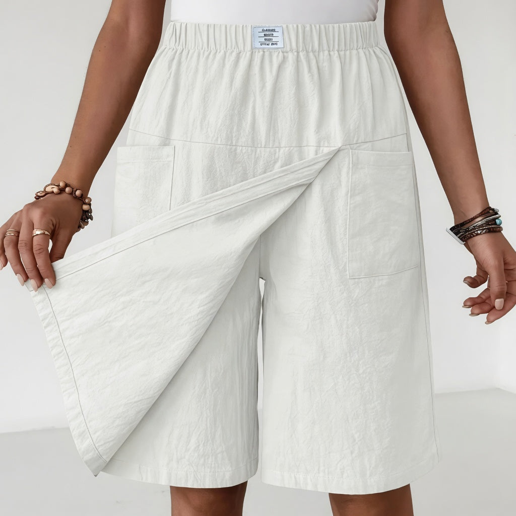 Sienna | High Waist Casual Pocket Shorts