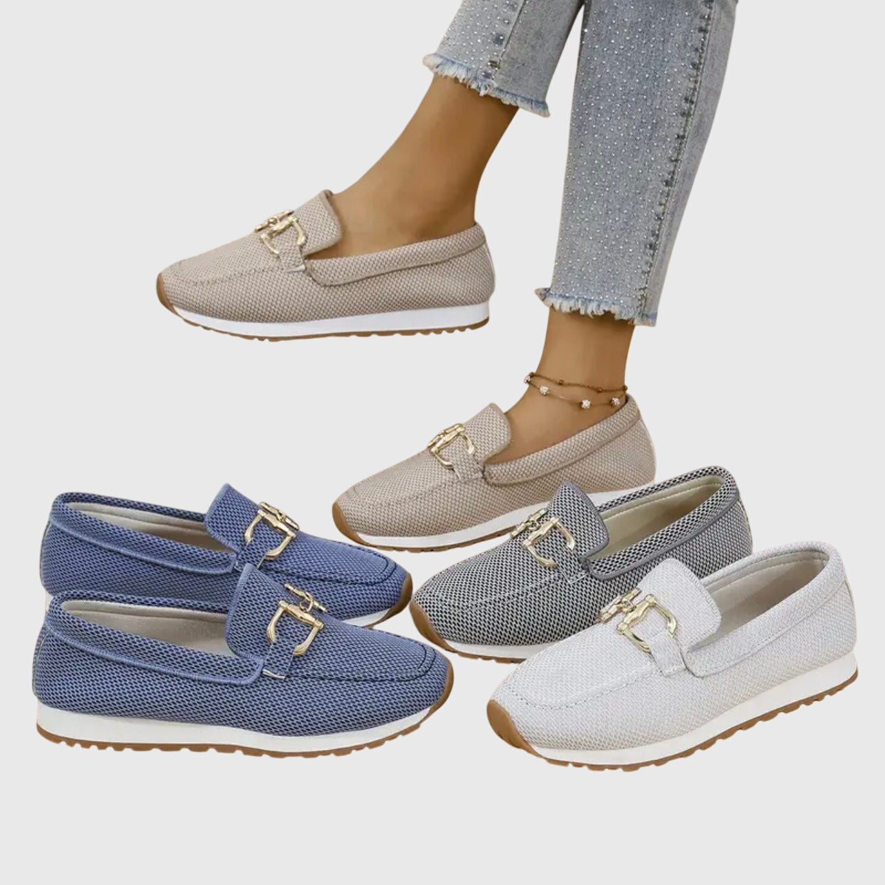 Mira | Slip On Knit Comfort Sneakers