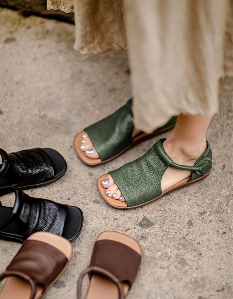 Valoria | Supportive Leather Comfort Sandals