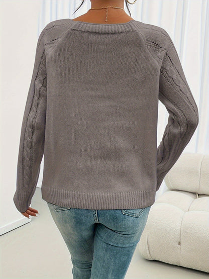 Nolwenn | Cozy Button Detail Sweater