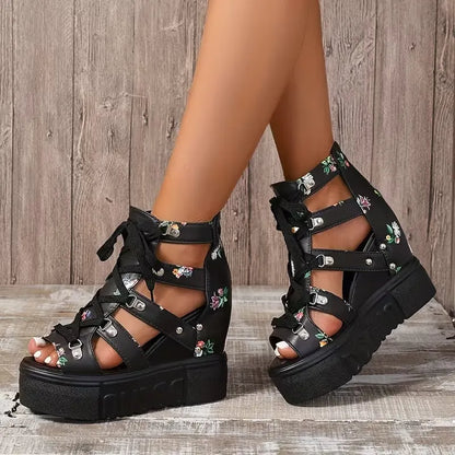 Zorina | Elevated Comfort Floral Sandals