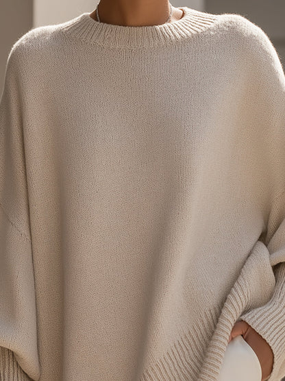Tavianna | Soft Draped Poncho Knit Sweater
