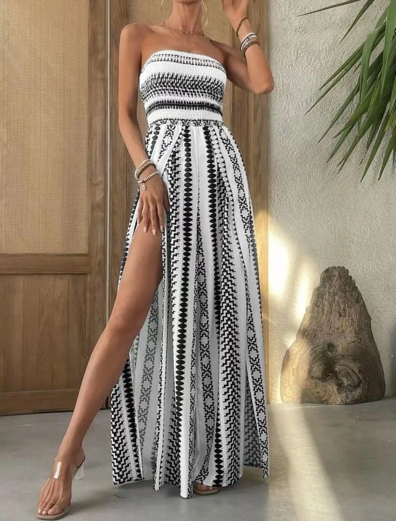 Avelina | Smocked Resort Maxi Dress