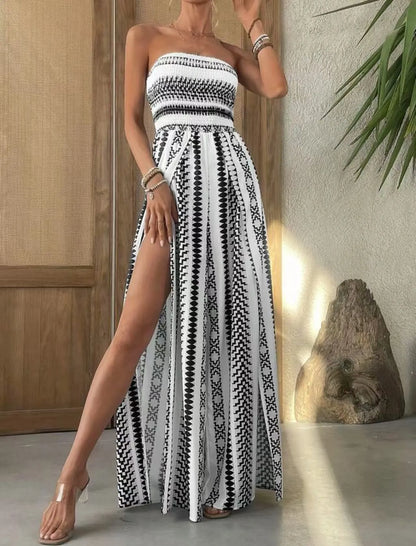 Avelina | Smocked Resort Maxi Dress