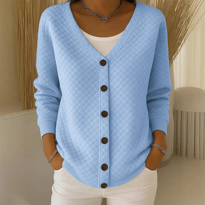 Roselisse | Soft Quilted Knit Cardigan