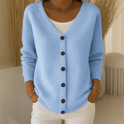 Roselisse | Soft Quilted Knit Cardigan
