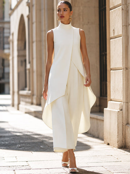 Marcella | Elegant Draped Layered Jumpsuit