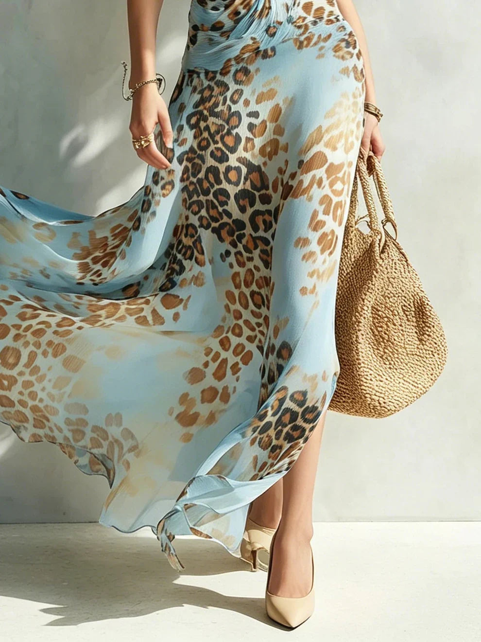Nicoline | Draped Halter Evening Maxi Dress