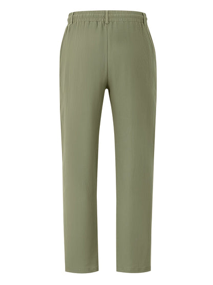 Thorne | Lightweight Straight Leg Linen Pants
