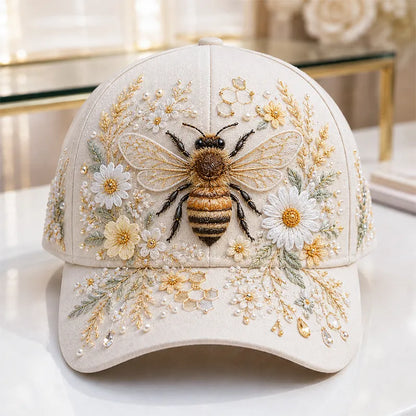 Hyacintha | Blossom Mane Embroidered Cap