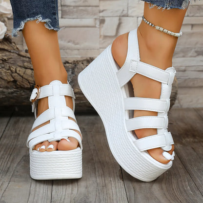 Noraline | Elevated Slingback Wedge Sandals