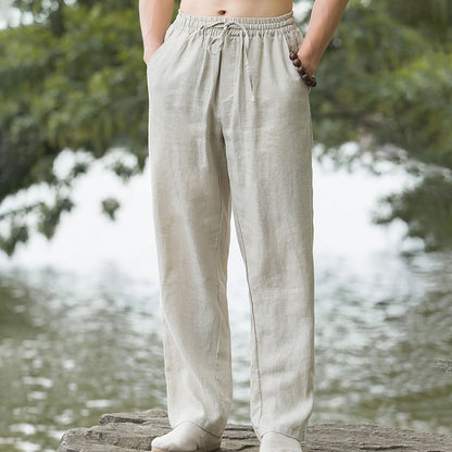 Liam | Relaxed Linen Drawstring Lounge Pants