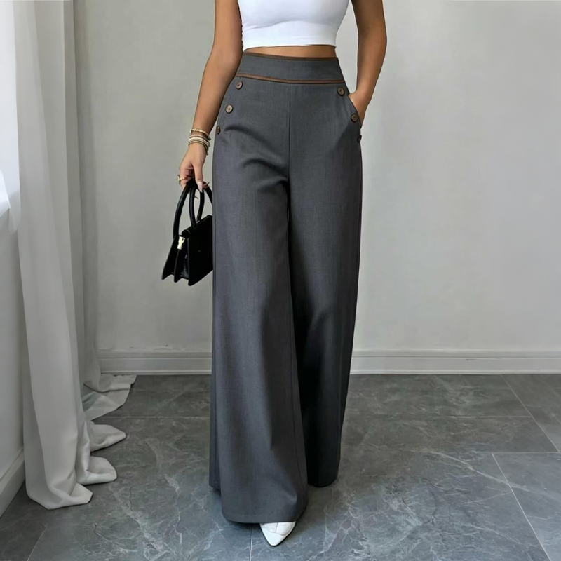 Valenza | Modern Wide Leg Trousers