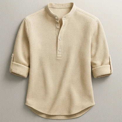 Langford | Casual Button Neck Shirt