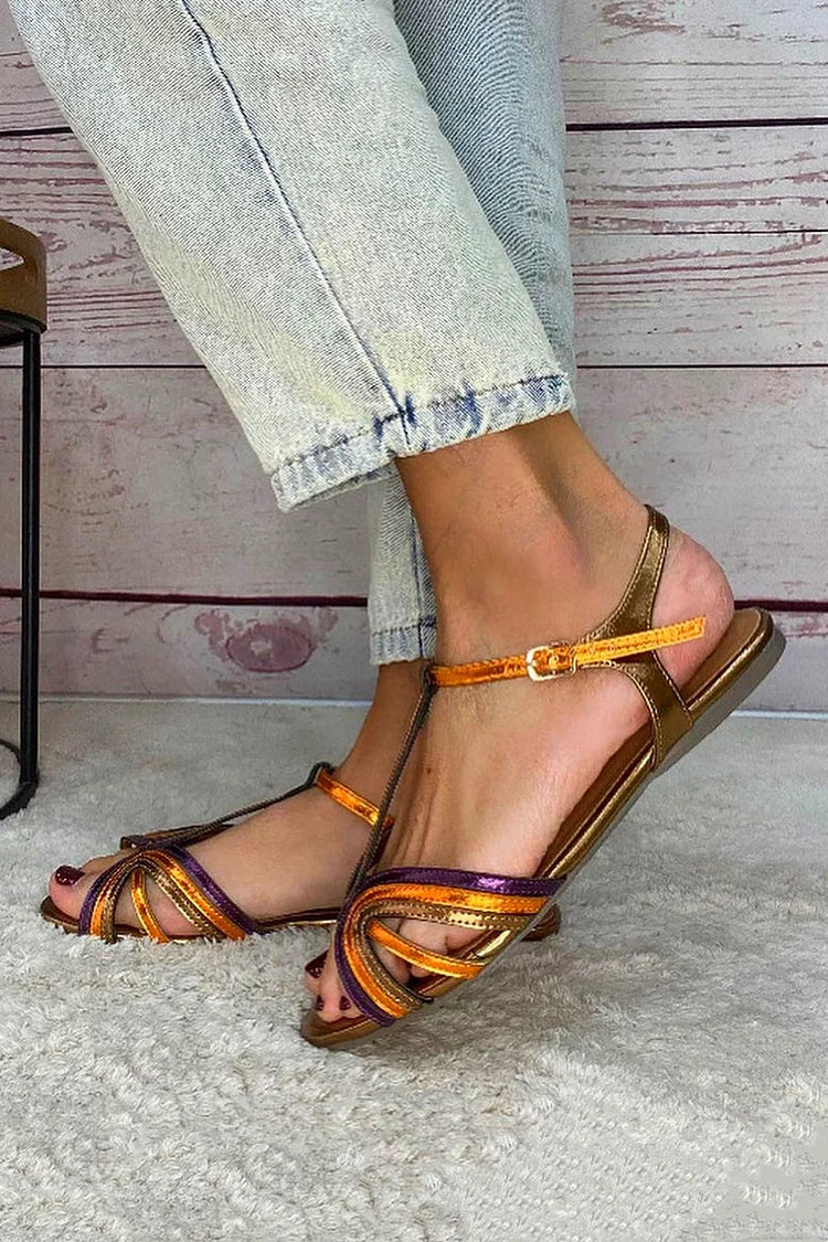 Tavella | Color Block Comfort Sandals