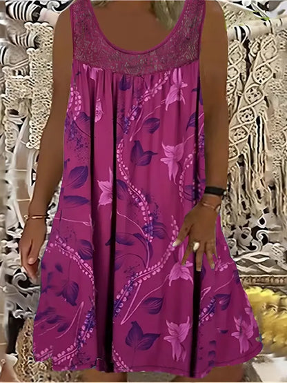 Quinara | Sleeveless Bloom Print Dress