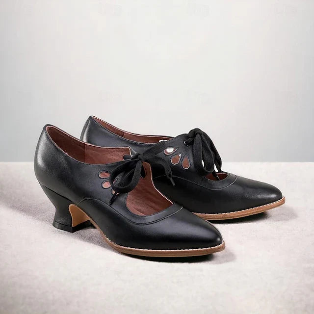 Dorellia | Feminine Bow Accent Heeled Shoes