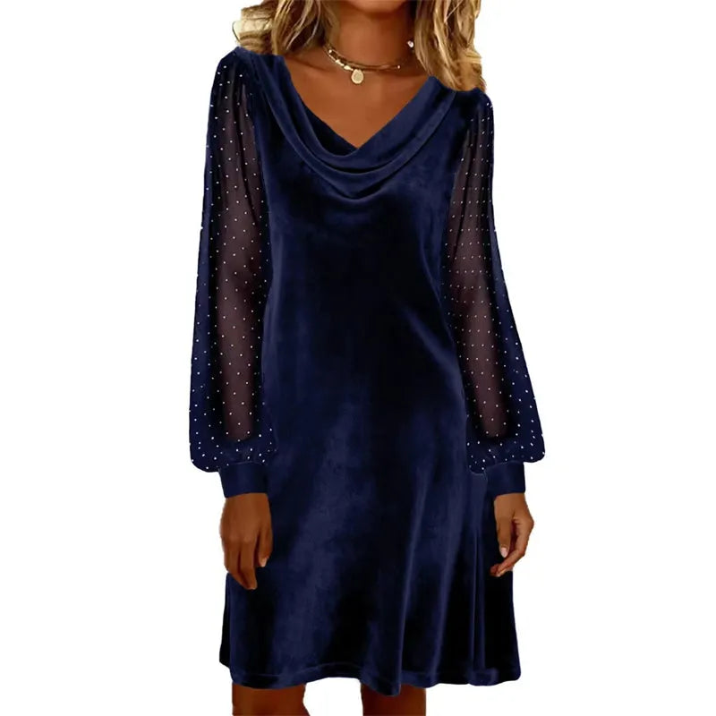 Valestra | Luxe Velvet Mini Dress