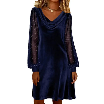 Valestra | Luxe Velvet Mini Dress