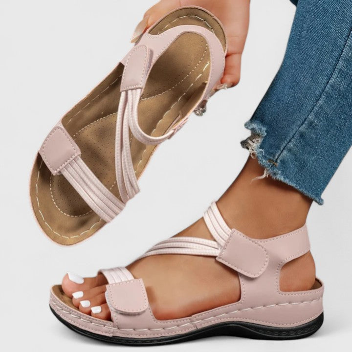 Velina | Cushioned Open Toe Sandals