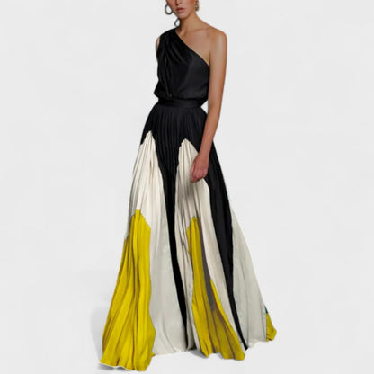 Jessamine | Statement Colour Block Maxi Dress