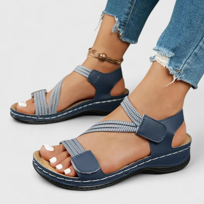 Velina | Cushioned Open Toe Sandals