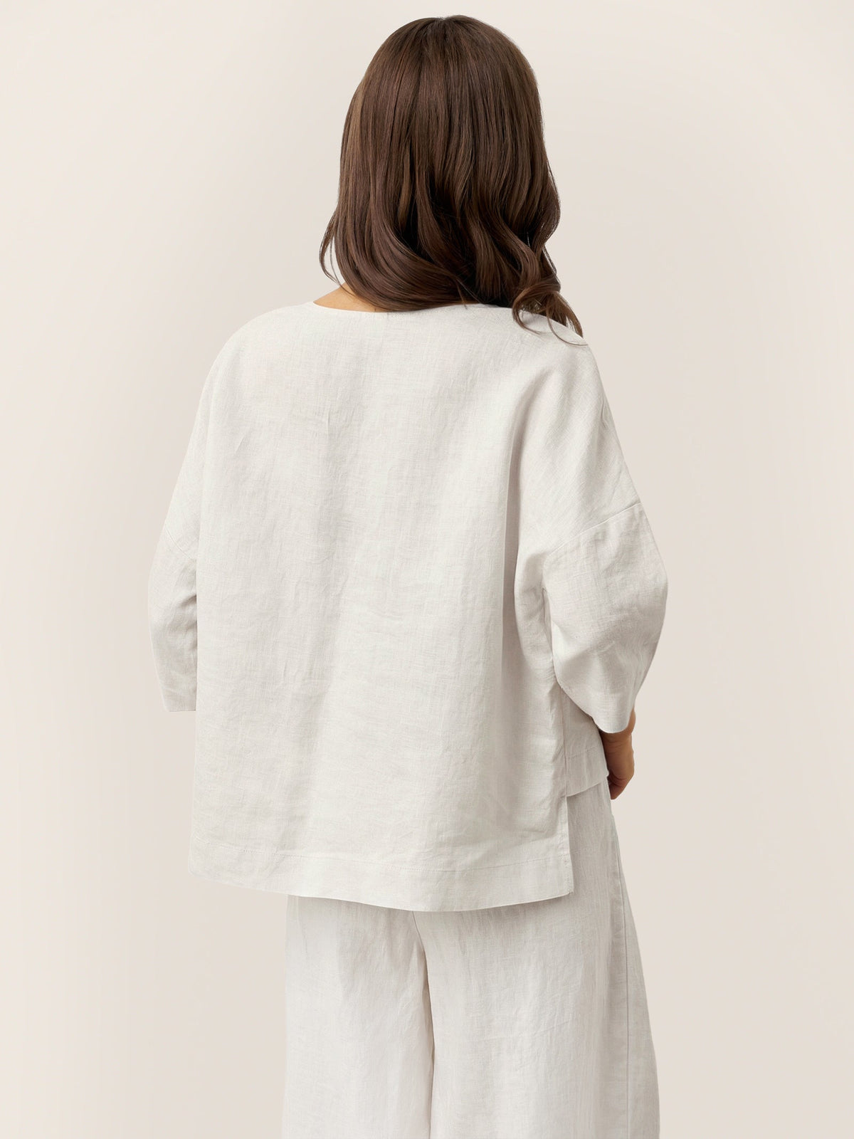 Rhoswen | Relaxed Layered Linen Top