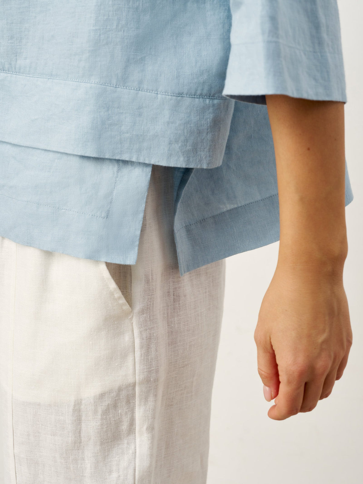 Rhoswen | Relaxed Layered Linen Top