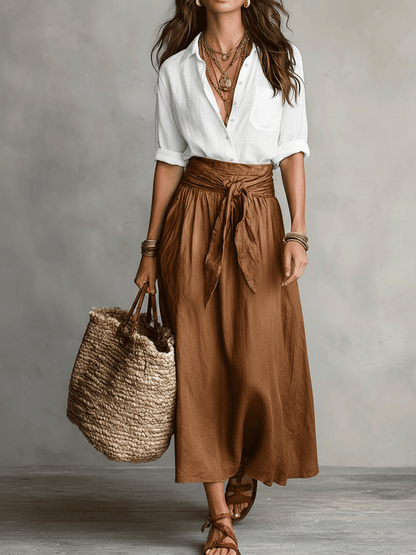 Sorella | Relaxed Fit Two Piece Skirt Set