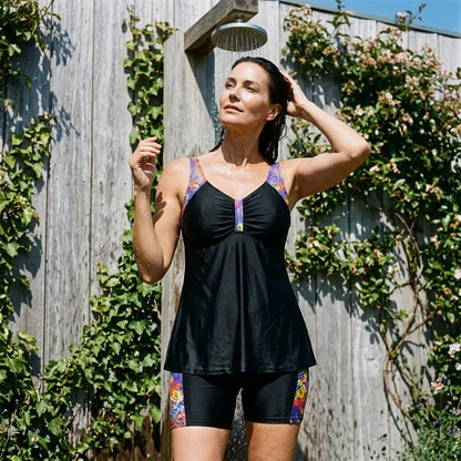 Willowyn | Ruched Bust Tankini Set