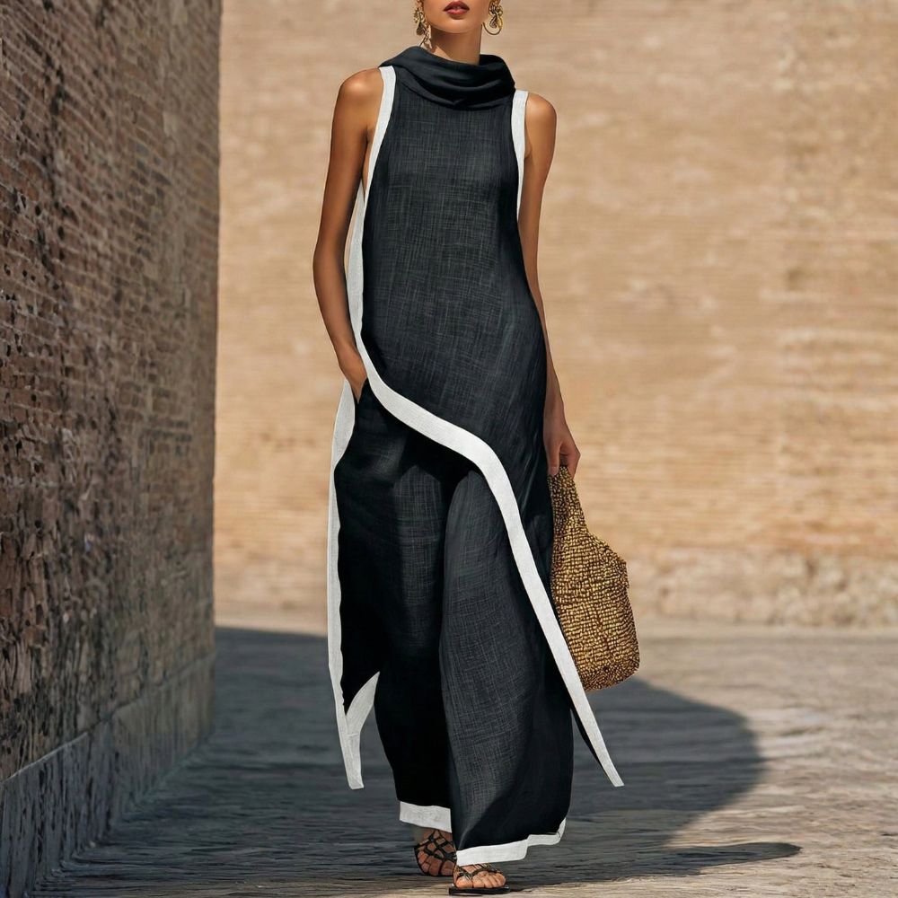 Veridia | Relaxed Linen Blend Jumpsuit