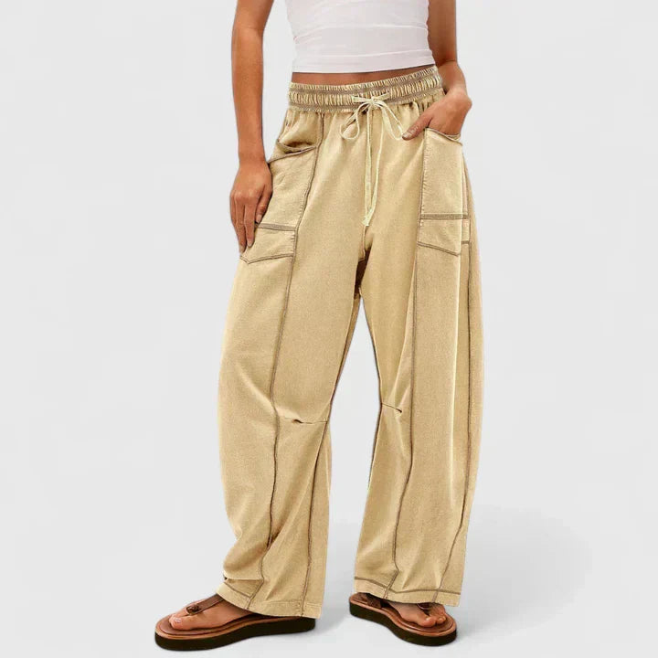 Floriane | Effortless Wide Leg Lounge Trousers