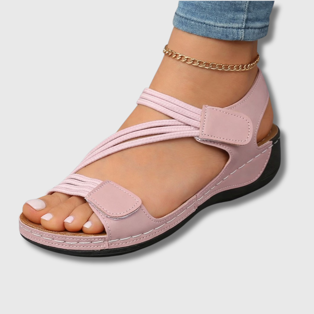 Tessa | Braided Strap Comfort Sandals