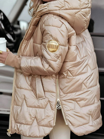 Dovelle | Warm Zip Front Puffer Jacket