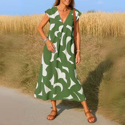 Eulalie | Relaxed Statement Print Dress