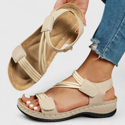 Velina | Cushioned Open Toe Sandals