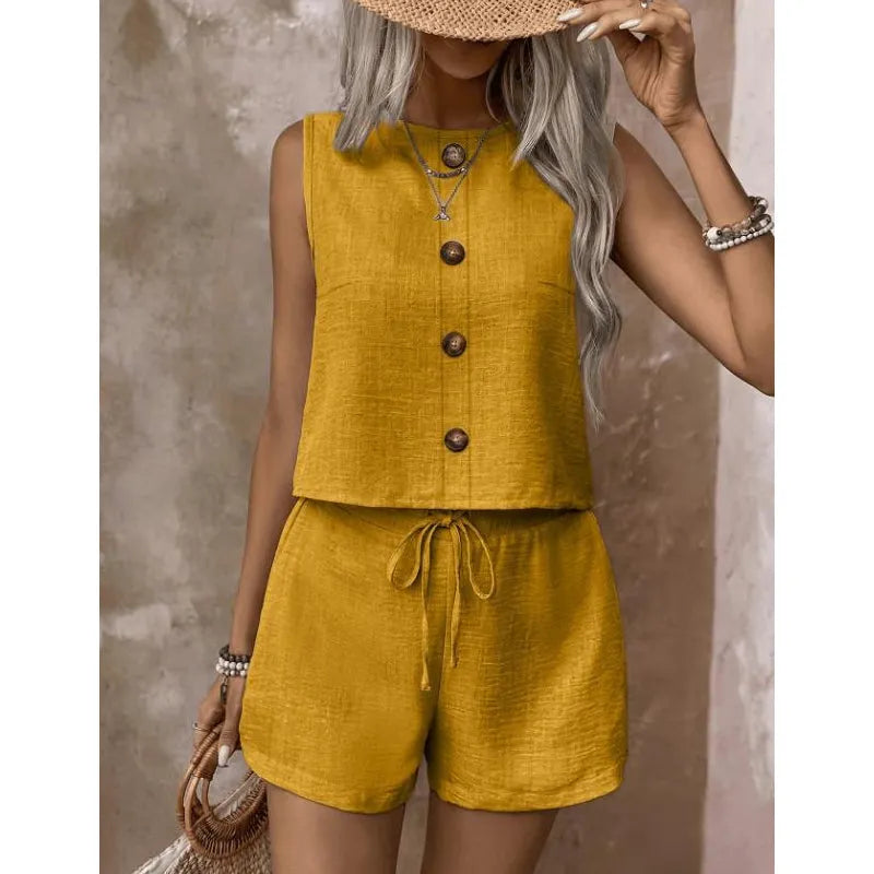 Brinelle | Casual Linen Blend Co Ord Set