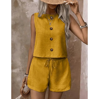 Brinelle | Casual Linen Blend Co Ord Set