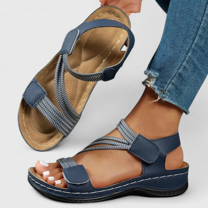 Velina | Cushioned Open Toe Sandals